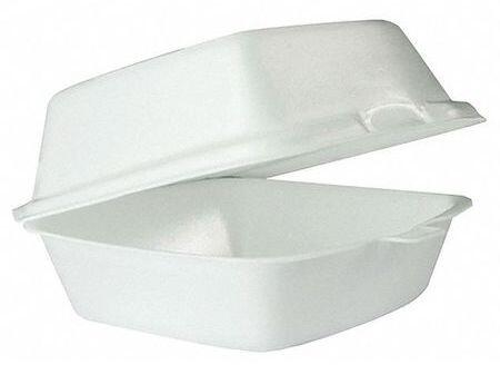 6" Hamburger Foam Tray